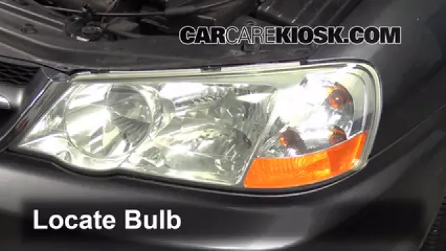 2002 Acura TL 3.2L V6 Éclairage Feu de jour (remplacer l'ampoule)
